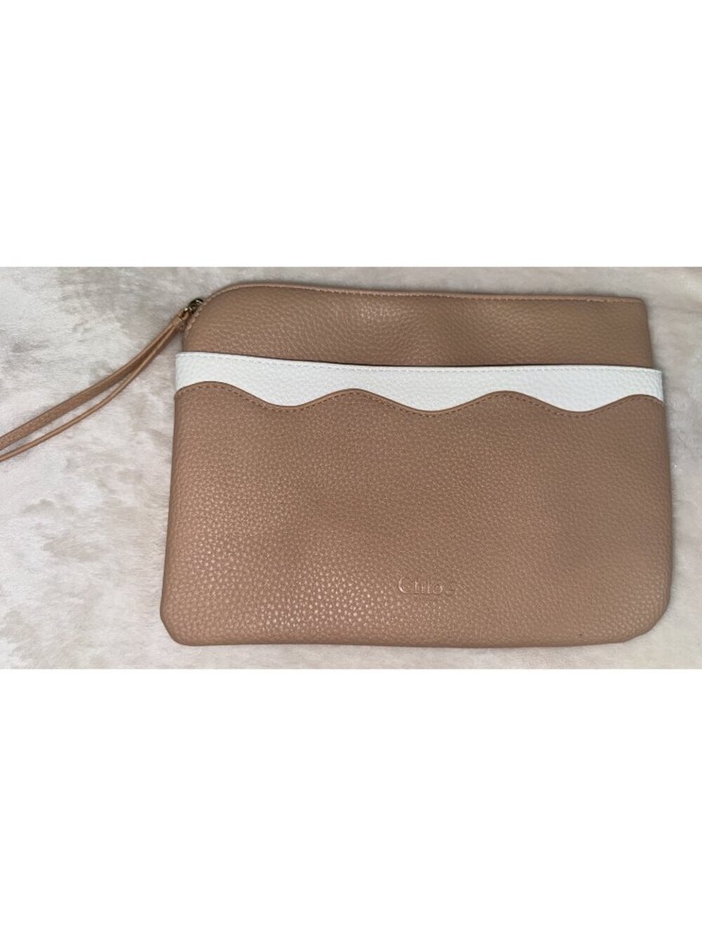 CHLOE PARFUM Makeup Zip Pouch Nude Limited Edition